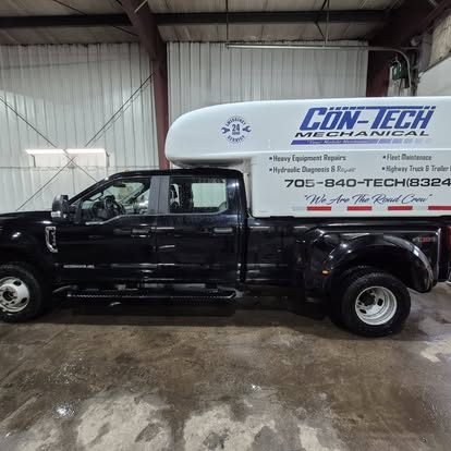Con-Tech Mechanical service truck ready for an emergency call